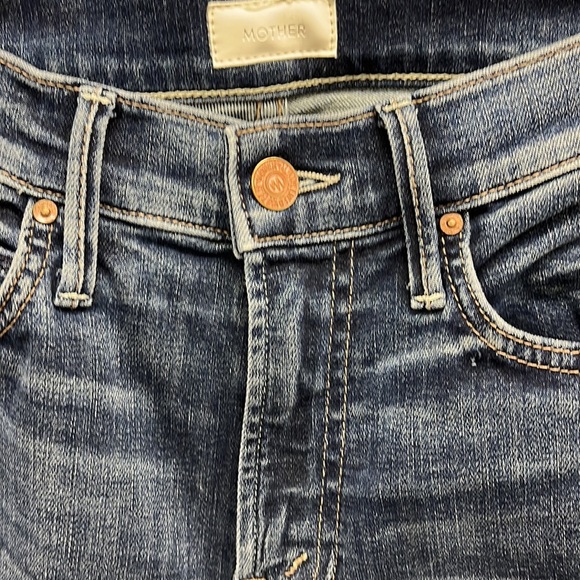 Mother Jeans Pony Boy Ankle Dark Wash Jeans in 24 - Picture 2 of 8